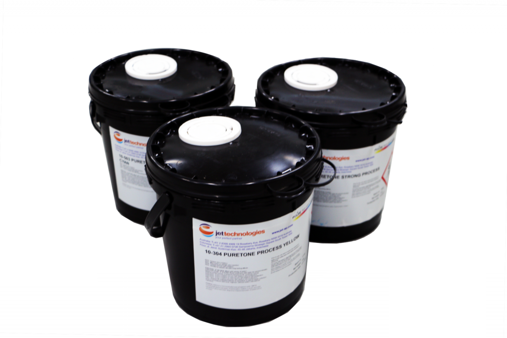 tubs of flexo printing inks